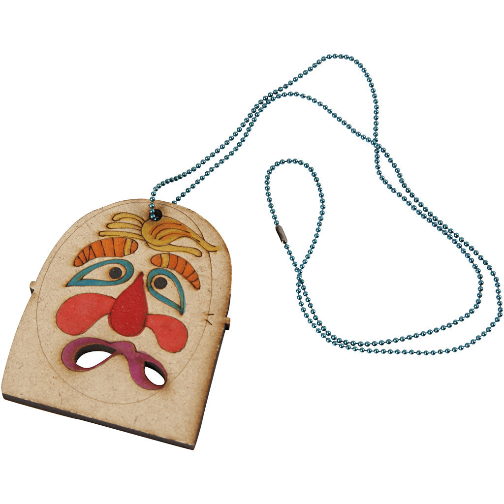 Masks for hanging, size 5,5-7 cm, thickness 4 mm, 24 pc/ 1 pack [HOB-56143]