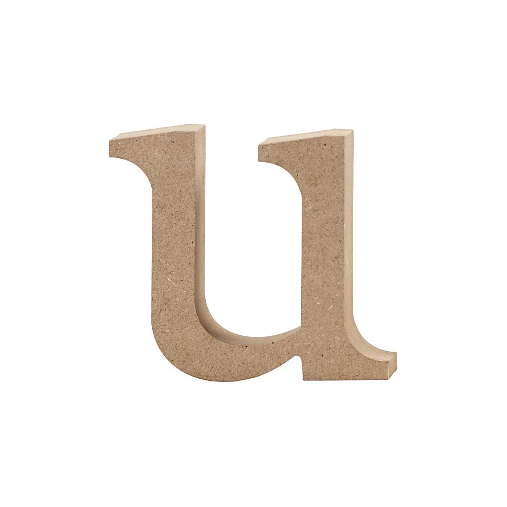Letter, u, H: 8,5 cm, thickness 2 cm, 1 pc [HOB-56260]