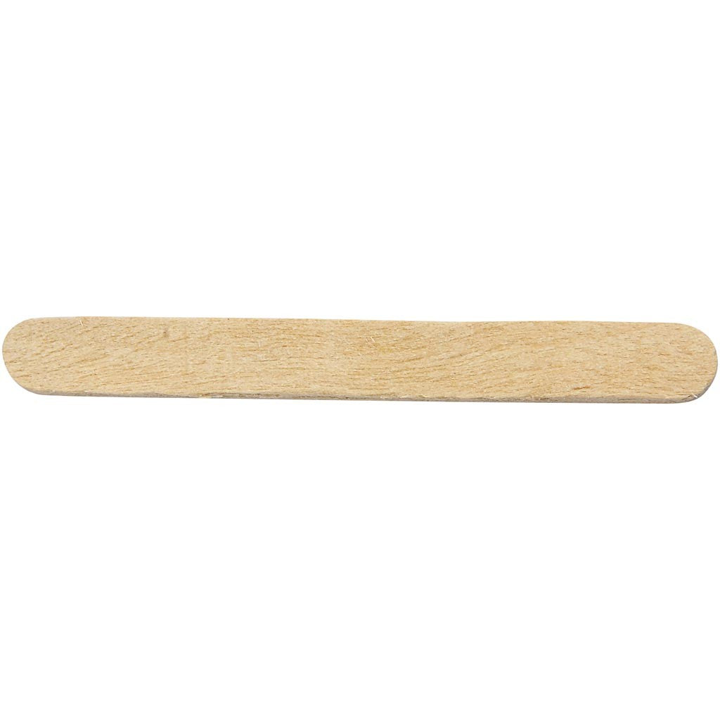 Ice lolly sticks, L: 5,5 cm, W: 6 mm, natural, 400 pc/ 1 pack [HOB-563021]