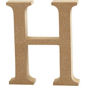 Letter, H, H: 13 cm, thickness 2 cm, 1 pc [HOB-56317]