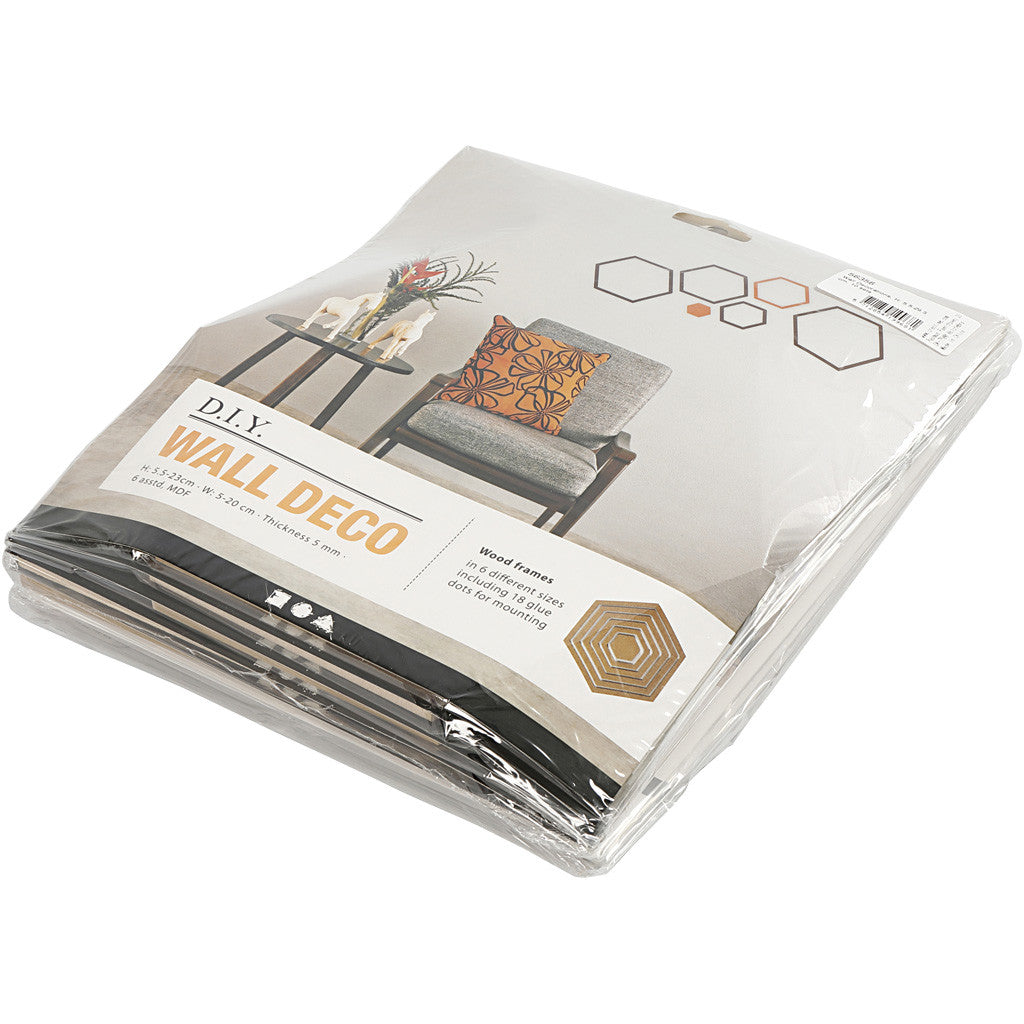 Wall Decorations, H: 5,5-29,5 cm, Content may vary , 10 set/ 1 pack [HOB-56356]