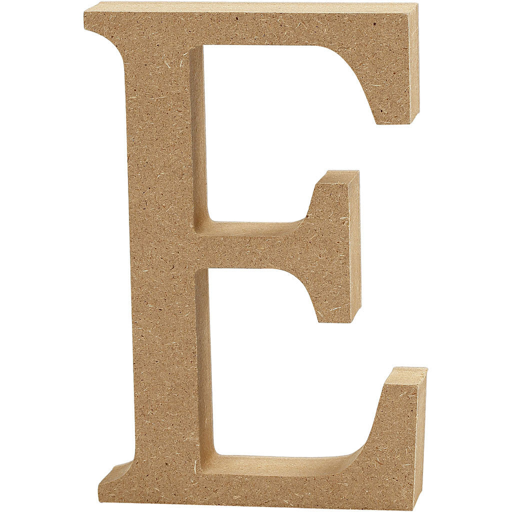 Letter, E, H: 8 cm, thickness 1,5 cm, 1 pc [HOB-56364]