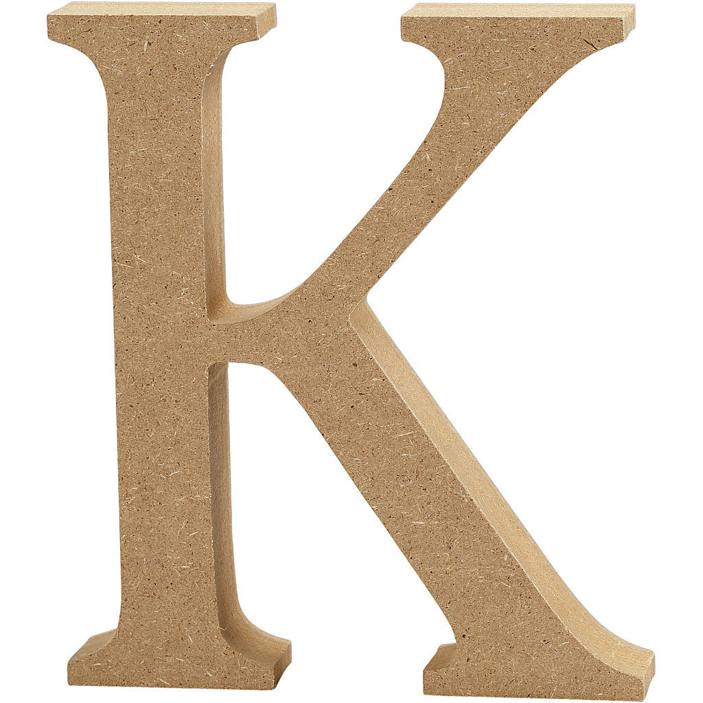 Letter, K, H: 8 cm, thickness 1,5 cm, 1 pc [HOB-56370]