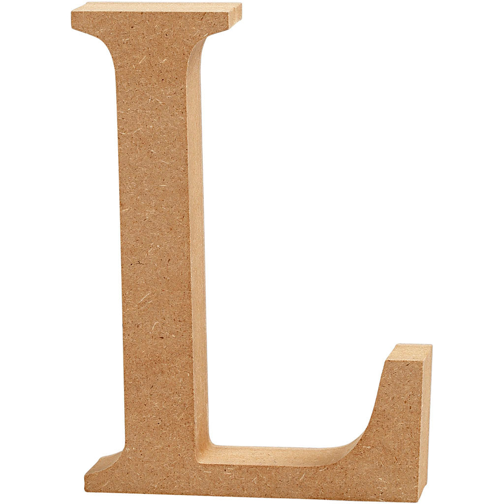 Letter, L, H: 8 cm, thickness 1,5 cm