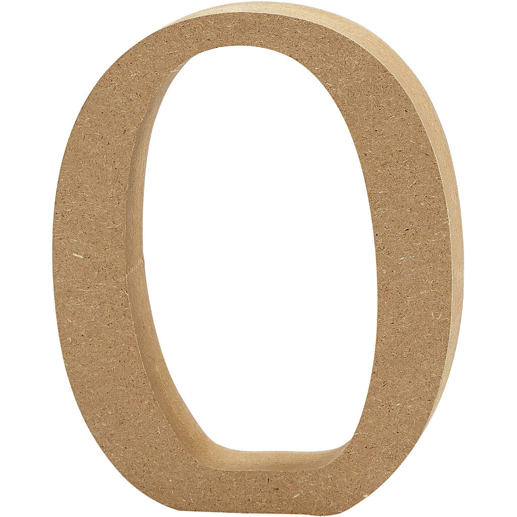 Letter, O, H: 8 cm, thickness 1,5 cm, 1 pc [HOB-56374]