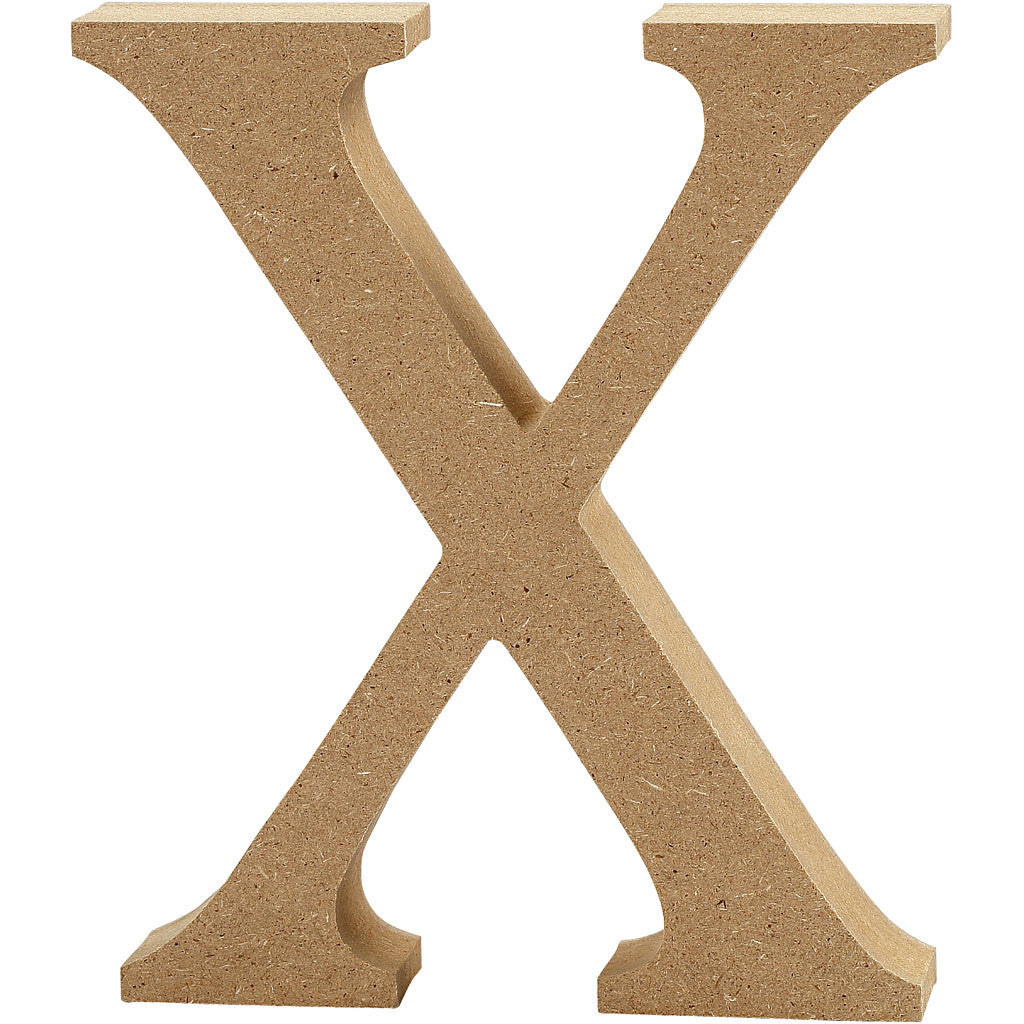 Letter, X, H: 8 cm, thickness 1,5 cm, 1 pc [HOB-56383]