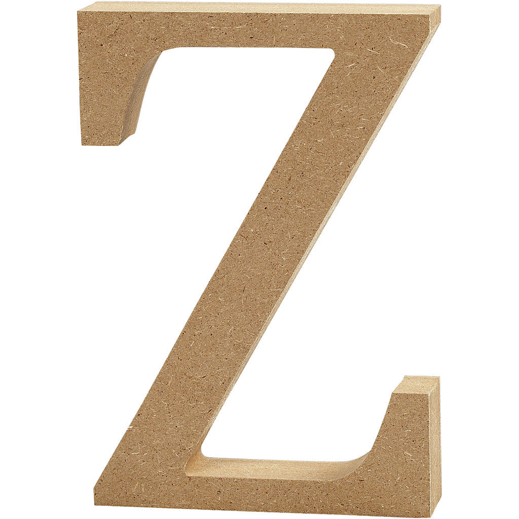 Letter, Z, H: 8 cm, thickness 1,5 cm, 1 pc [HOB-56385]