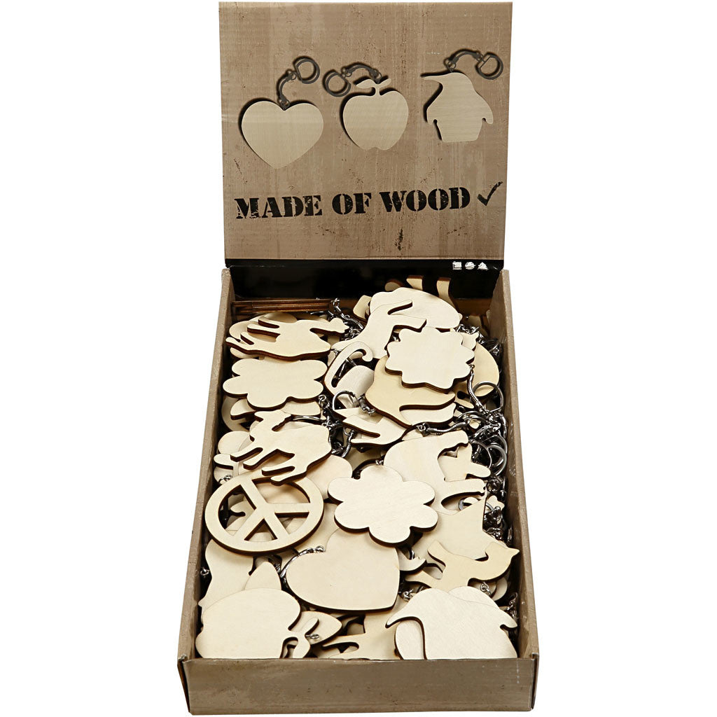 Keyhanger, size 7x7 cm, thickness 3 mm, 128 pc/ 1 pack [HOB-56410]