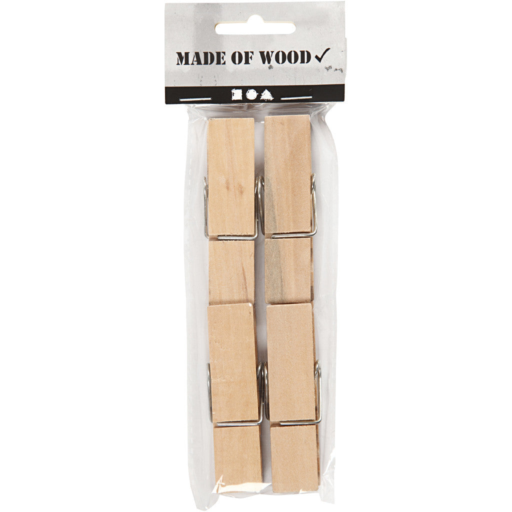 Wooden Peg, L: 7,2 cm, W: 2 cm, 4 pc/ 1 pack [HOB-564571]