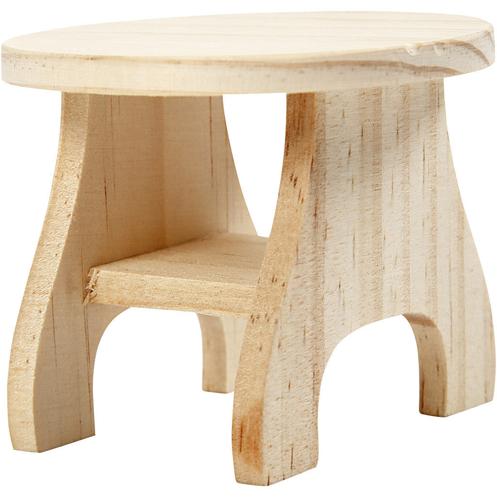 Mini Furniture, garden table, pram, chair, rocking chair, bench, H: 5,8-10,5 cm, 50 pc/ 1 pack [HOB-56473]