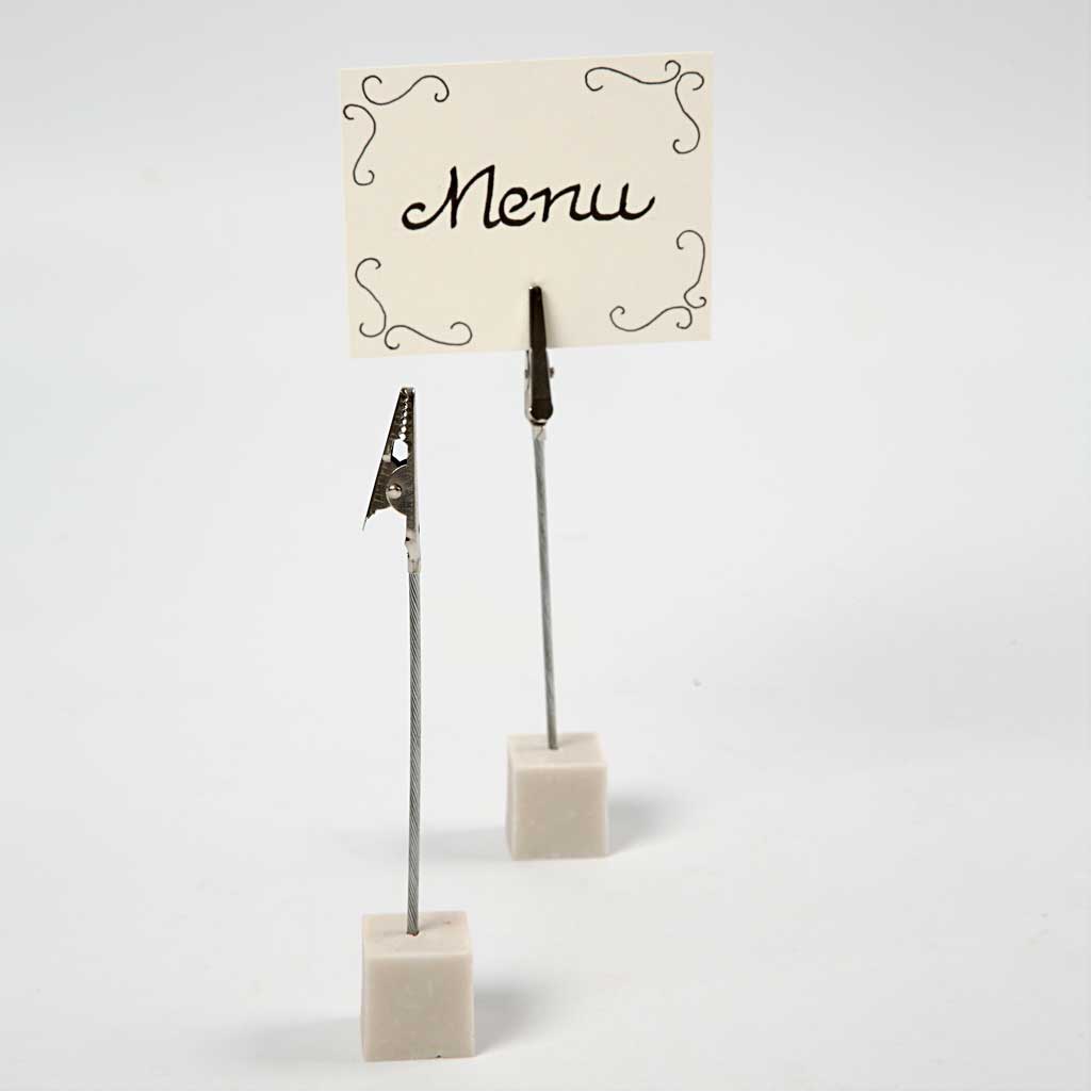 Alligator Clip Display Stand, H: 15 cm, size 2x2x2 cm, 5 pc/ 1 pack [HOB-564961]
