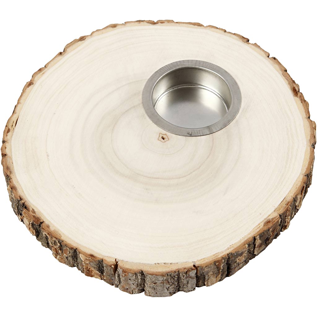 Tea Light Candle Holder, dia. 14-16 cm, thickness 19 mm, 1 pc [HOB-56563]