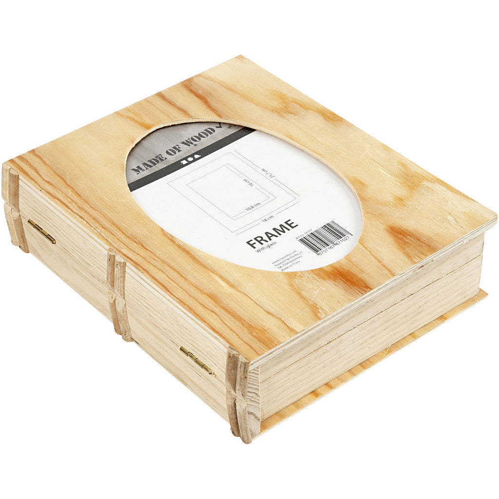 Book Box, size 21,7x18 cm, hole size 16x10,8 cm, thickness 5,6 cm, 1 pc [HOB-56757]