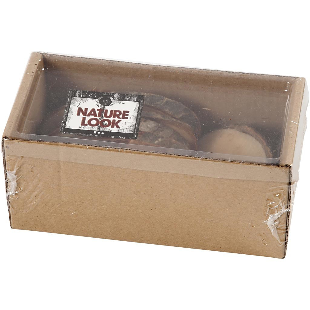 Wooden Discs, size 9,5x6 cm, thickness 6 mm, 12 pc/ 1 pack [HOB-568011]