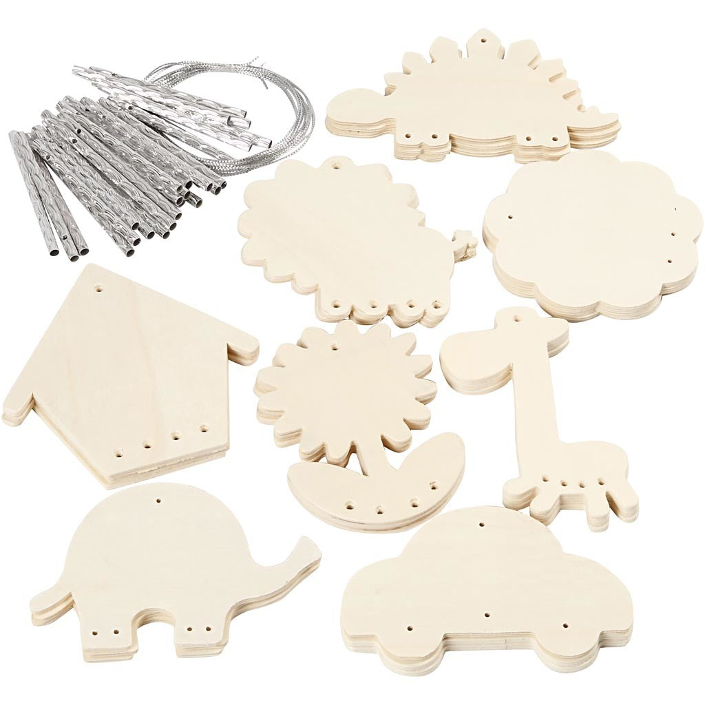 Wind Chimes, size 9-14 cm, thickness 2 mm, 24 pc/ 1 pack [HOB-56823]