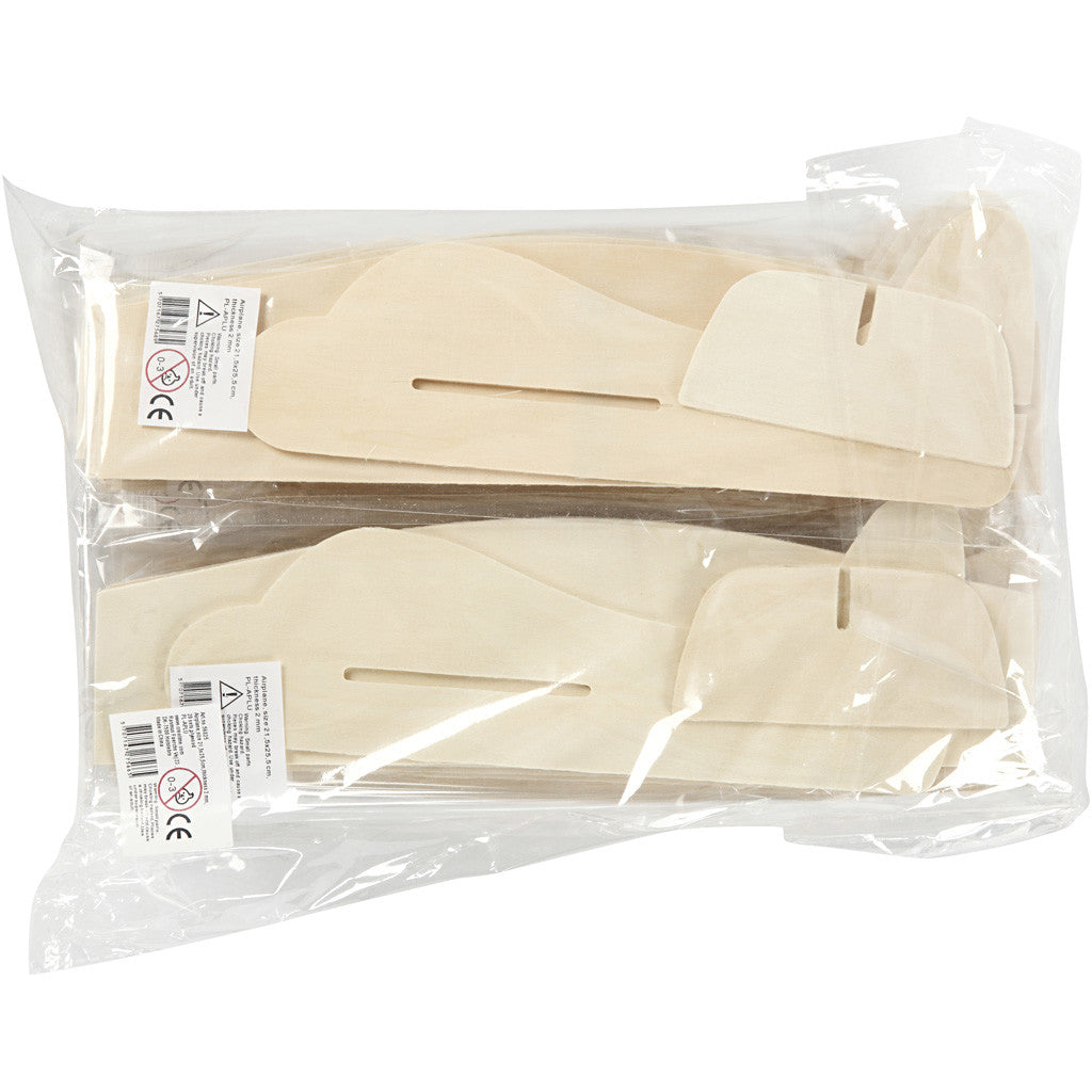 Airplane, size 21,5x25,5 cm, 20 set/ 1 pack [HOB-56825]