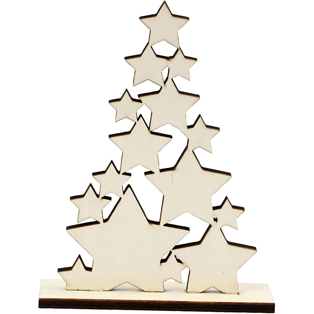 Christmas Tree, H: 19,6 cm, D. 4 cm, W: 14,7 cm, 1 pc [HOB-56924]
