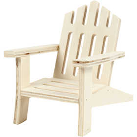 Garden Chair, H: 9 cm, D. 9 cm, W: 7,5 cm, 1 pc [HOB-56928]