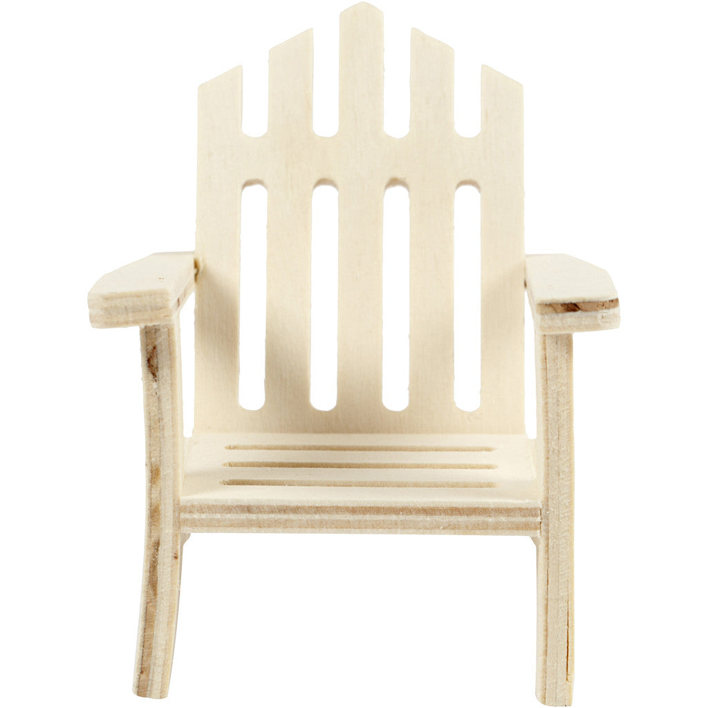 Garden Chair, H: 9 cm, D. 9 cm, W: 7,5 cm, 1 pc [HOB-56928]