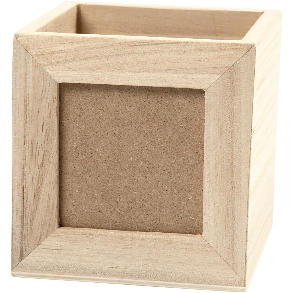 Pencil Holder, size 10x10x10 cm, hole size 6,2x6,2 cm, 1 pc [HOB-57455]