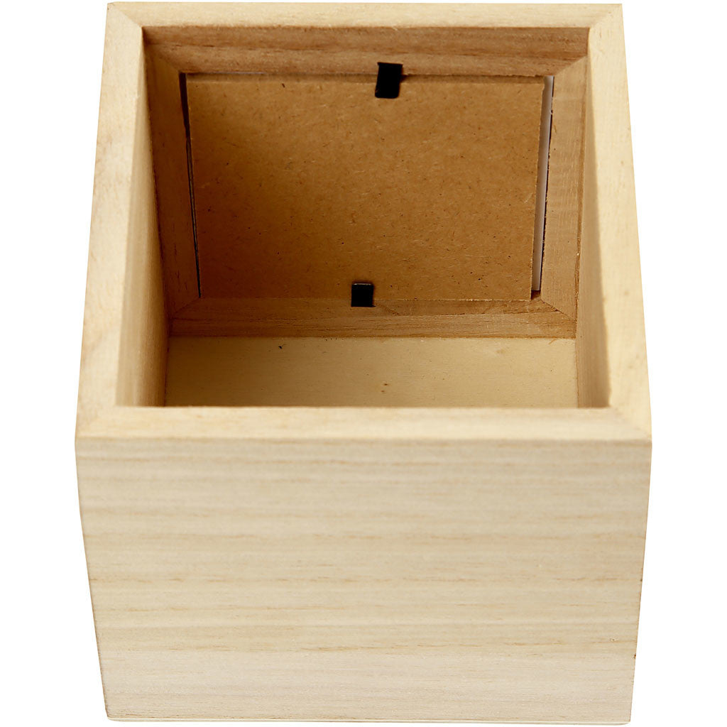 Pencil Holder, size 10x10x10 cm, hole size 6,2x6,2 cm, 1 pc [HOB-57455]