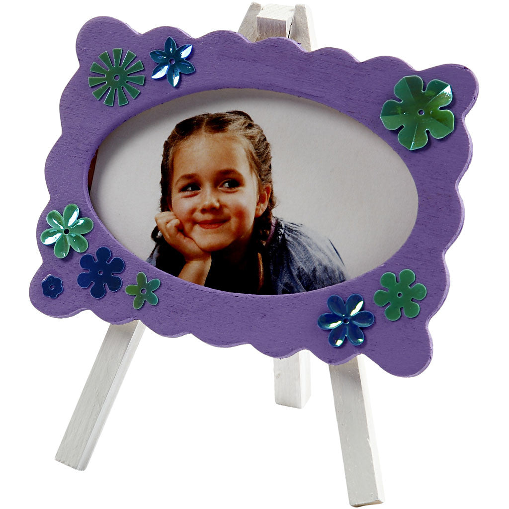 Frame on a easel, size 13,2x11,5 cm, thickness 18 mm, 1 pc [HOB-574780]