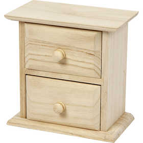 Chest of Drawers, size 13x7,5x13 cm, 1 pc [HOB-57573]