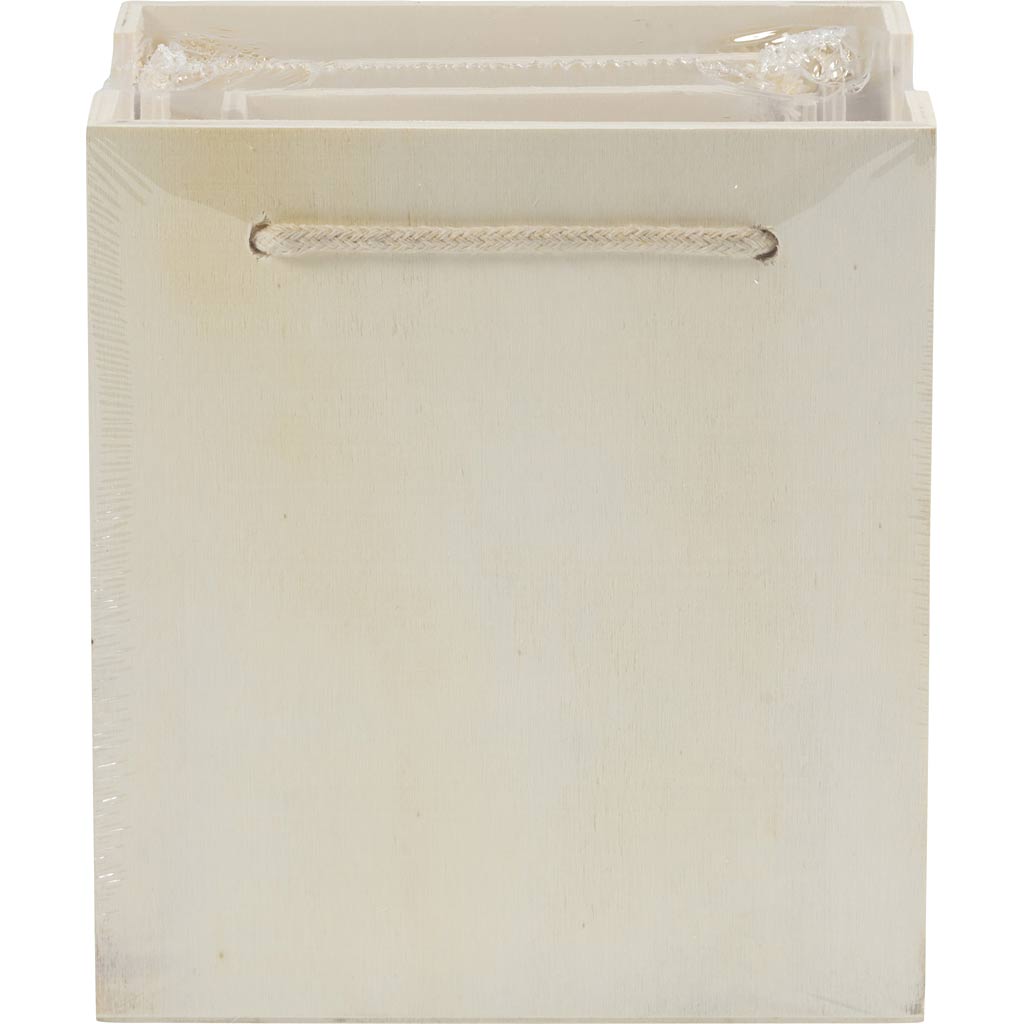 Bag With Handle, H: 12+14+16 cm, D. 5+7+9 cm, W: 16+16,5+18 cm, 3 pc/ 1 set [HOB-577420]