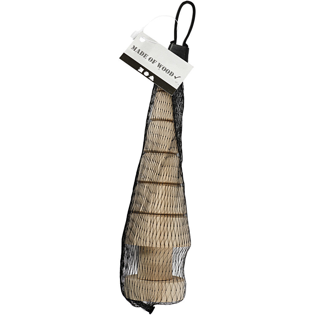 Christmas trees, H: 18 cm, Dia. 5 cm, 1 pc [HOB-57930]