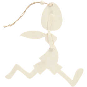 Bunny with egg, H: 18 cm, W: 17 cm, 1 set [HOB-57940]