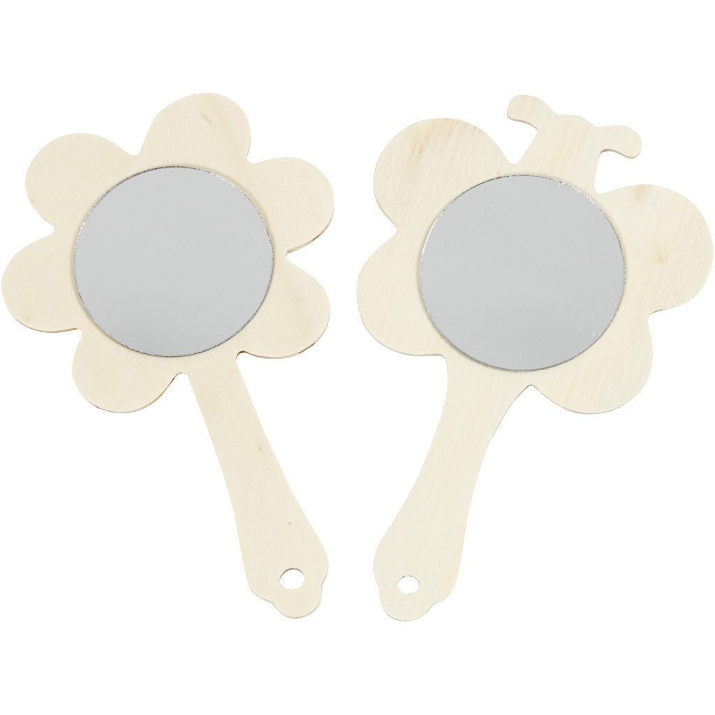 Hand Mirrors, H: 13,9 cm, W: 9 cm, 20 pc/ 1 pack [HOB-579500]