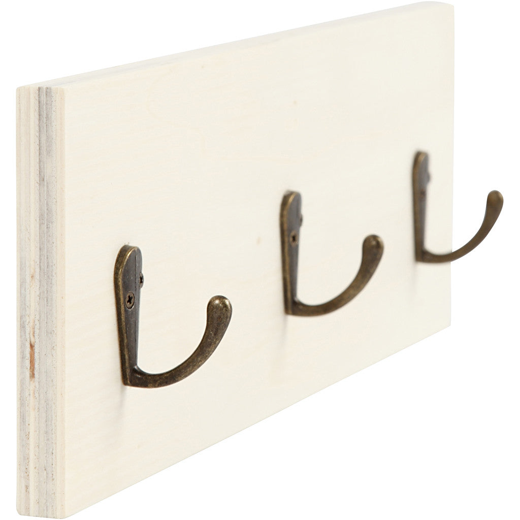 Coat Rack, H: 10 cm, D. 1,2 cm, L: 30 cm, 1 pc [HOB-57953]