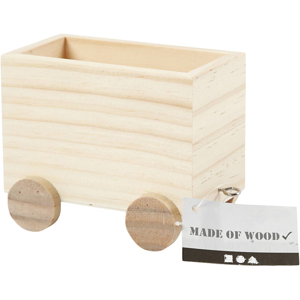 Train carriage, H: 8 cm, L: 9,5 cm, W: 6,5 cm, 1 pc [HOB-57978]