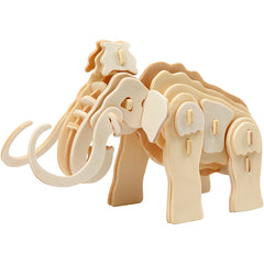 3D Construction figure, mammoth, size 19x8,5x11 cm, 1 pc [HOB-580503]