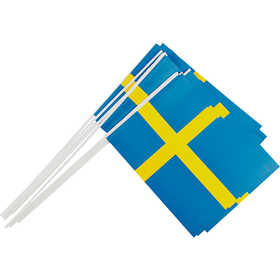 Waving Flags, size 20x25 cm, 10 pc/ 1 pack, Sweden [HOB-59121]