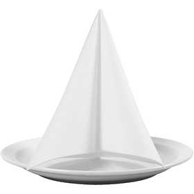 Table Napkins, size 40x40 cm, 60 g, white, 20 pc/ 1 pack [HOB-598001]