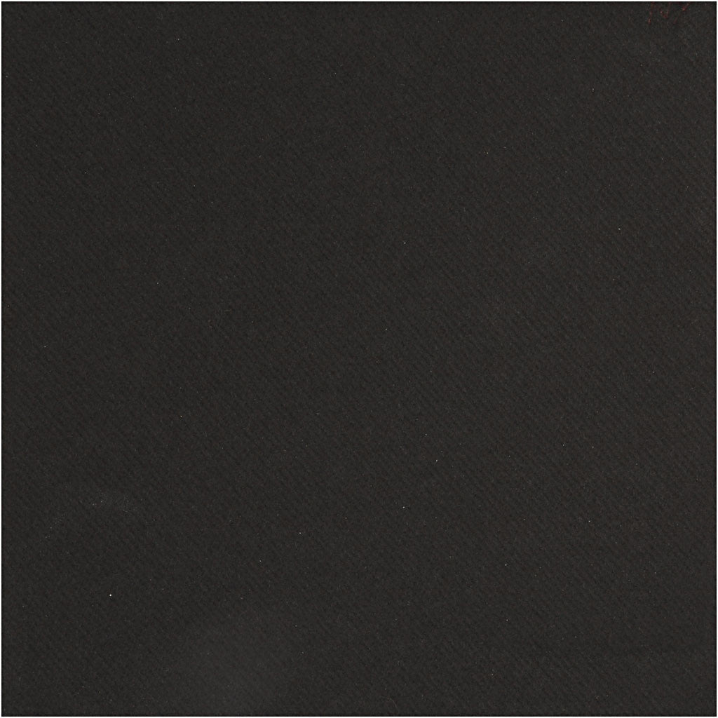 Table Napkins, size 40x40 cm, 60 g, black, 20 pc/ 1 pack [HOB-598002]