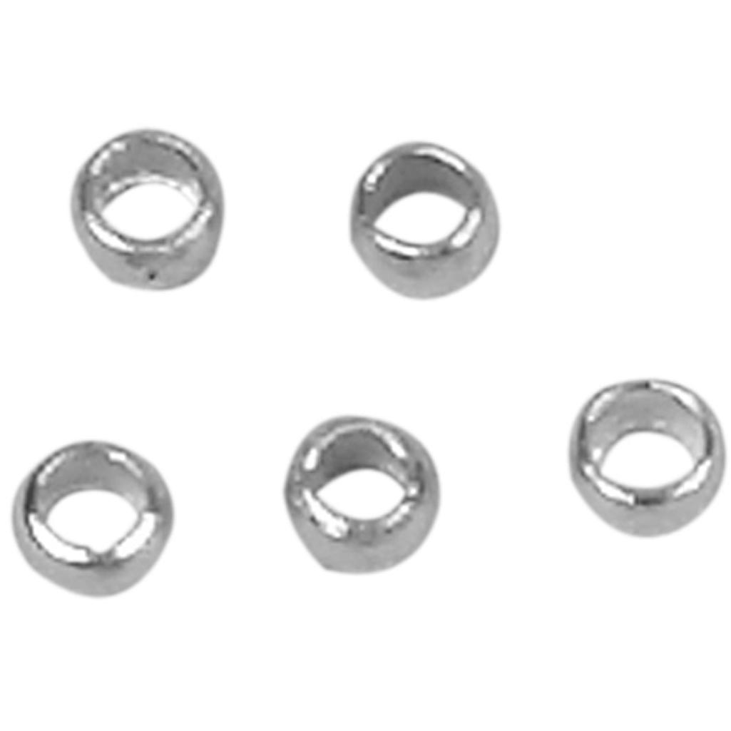 Crimp Beads, dia. 2 mm, silver, 1000 pc/ 1 pack [HOB-60104]
