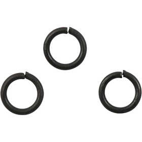 Jump Ring, size 7 mm, thickness 1 mm, black, 50 pc/ 1 pack [HOB-60591]