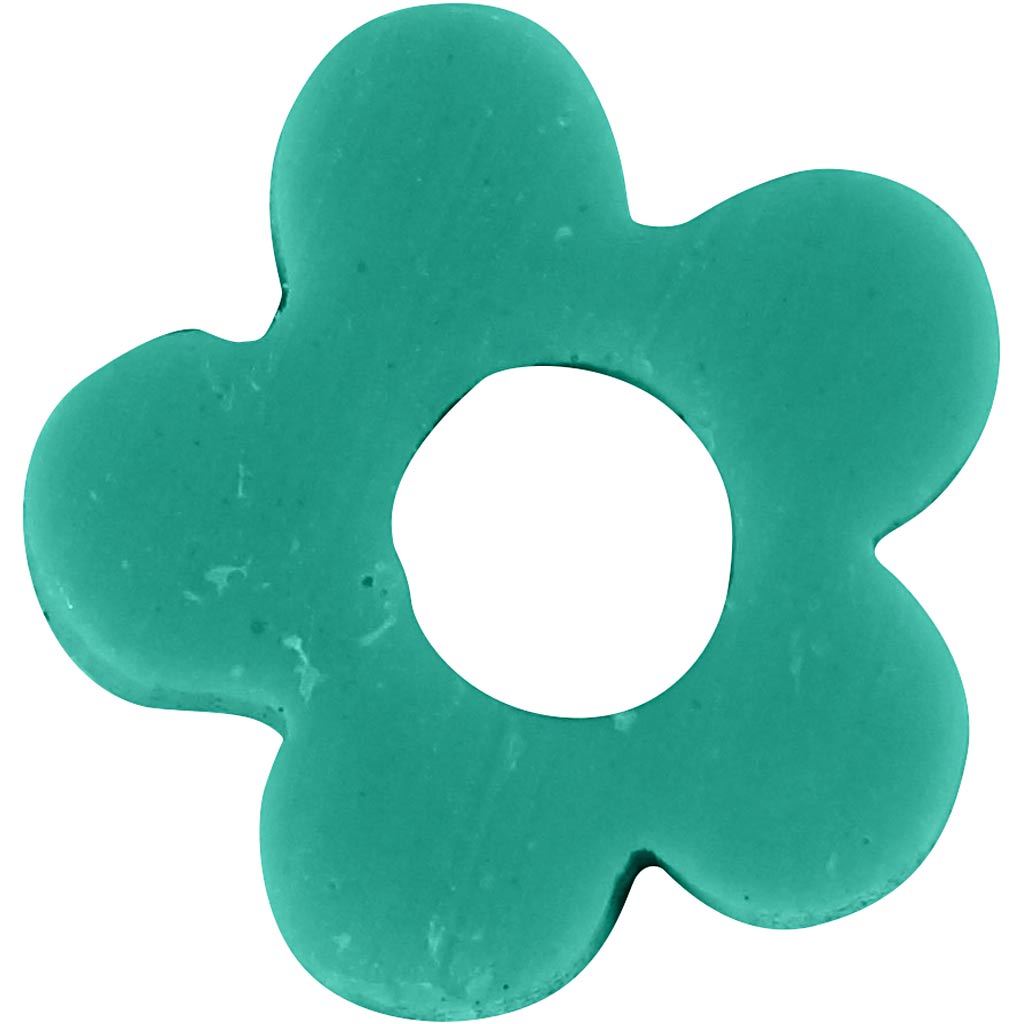Clay Beads, dia. 5-6 mm, hole size 2 mm, turquoise, 145 pc/ 1 pack [HOB-61003]