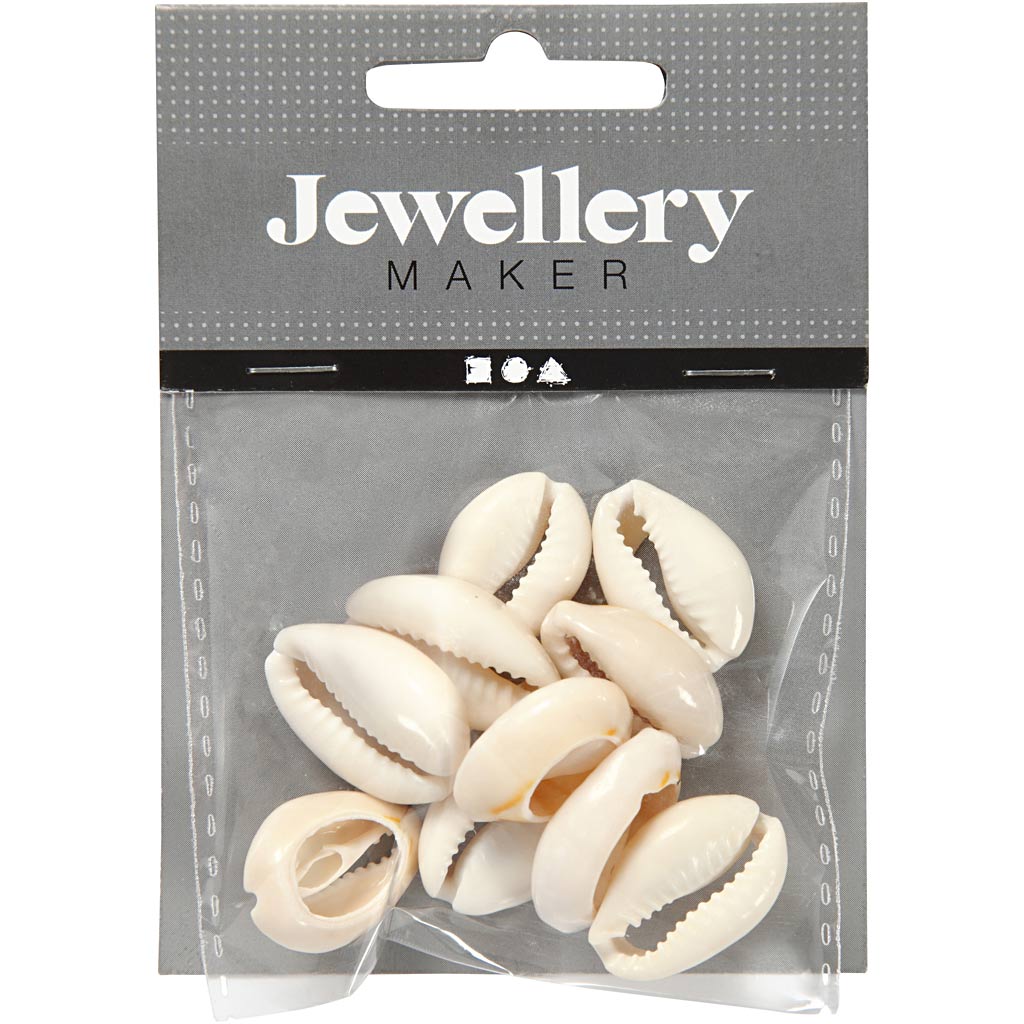 Shell, L: 20 mm, natural, 12 pc/ 1 pack [HOB-61016]