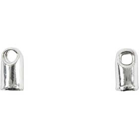 End Caps, dia. 3,2 mm, silver-plated, 100 pc/ 1 pack [HOB-613030]