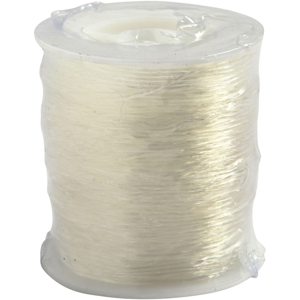 Elastic Cord, round, thickness 1 mm, 50 m/ 1 roll [HOB-61548]