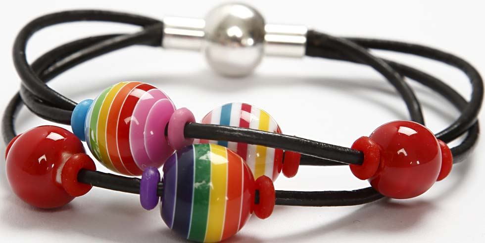 Stop Rings, assorted colours, 48 pc/ 1 pack [HOB-61574]