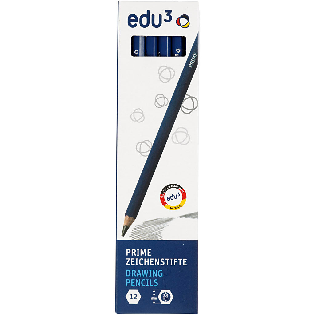 edu Drawing Pencil, B, 12 pc/ 1 pack [HOB-620171]