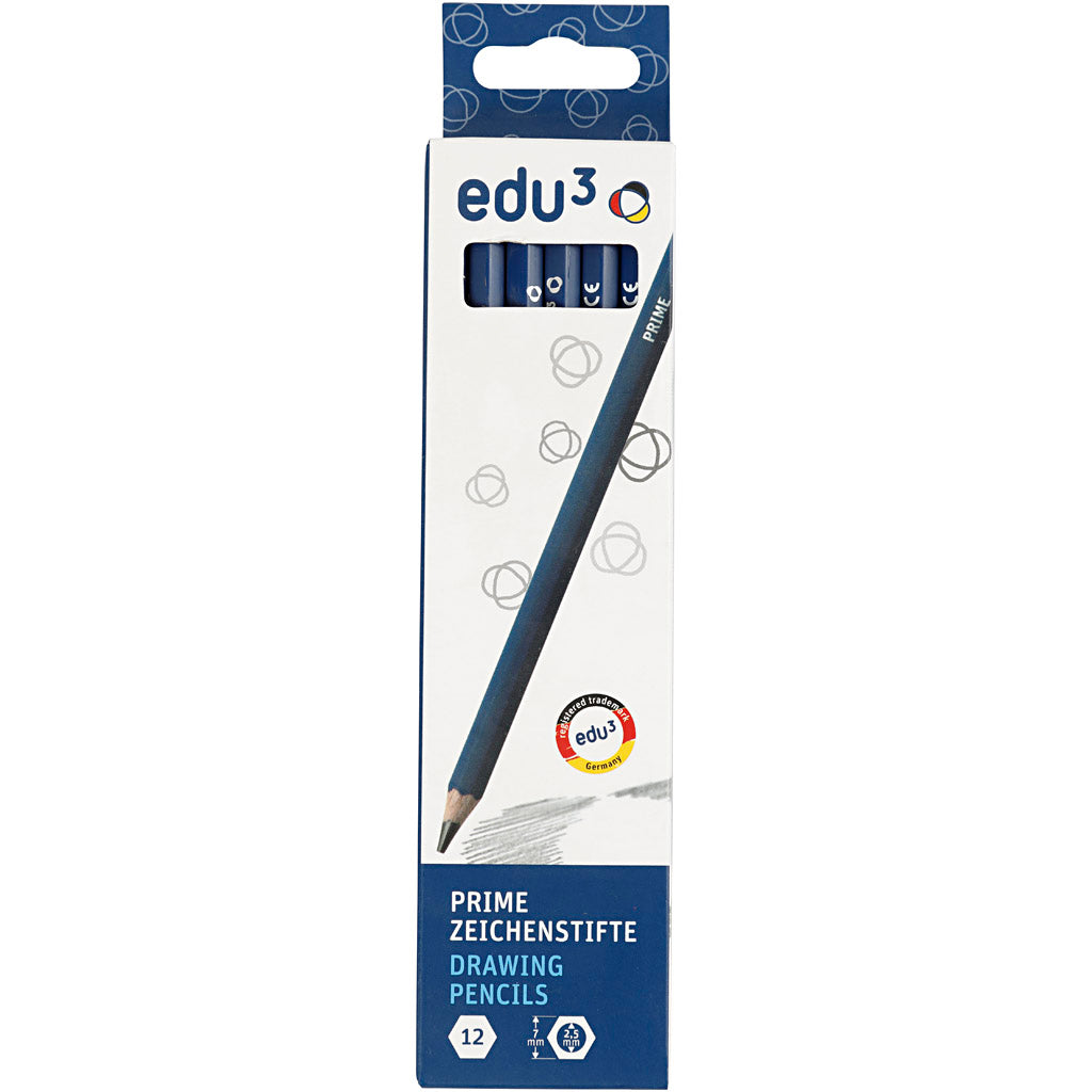 edu Drawing Pencil, 2H, 12 pc/ 1 pack [HOB-620173]