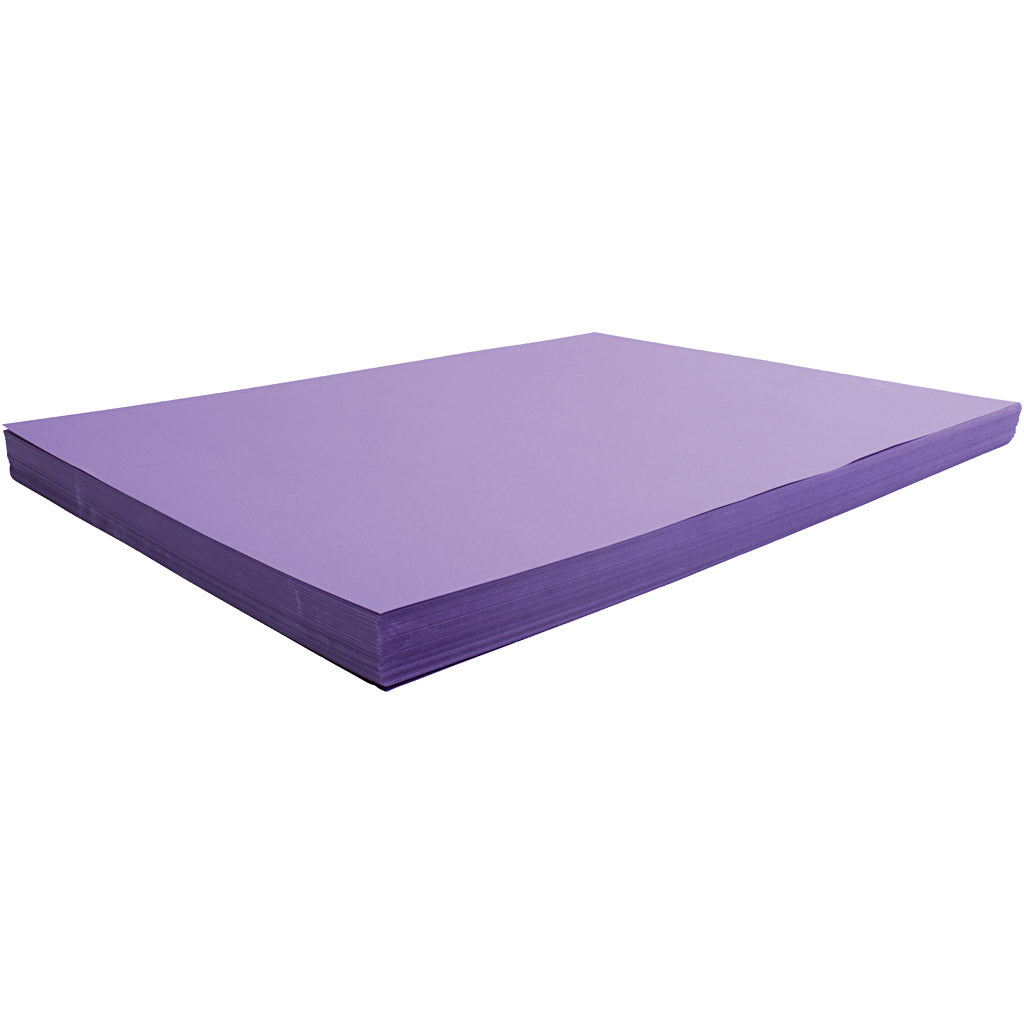 Card, sheet 50x70 cm, 270 g, purple, 100 sheet/ 1 pack [HOB-540444]