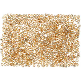 Rocaille Seed Beads, dia. 1,7 mm, size 15/0, hole size 0,5-0,8 mm, peach, 25 g/ 1 pack [HOB-686750]