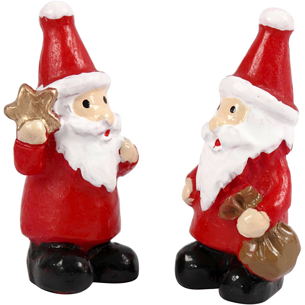 Miniature figurines, H: 35 mm, W: 17 mm, 2 pc/ 1 pack [HOB-69841]