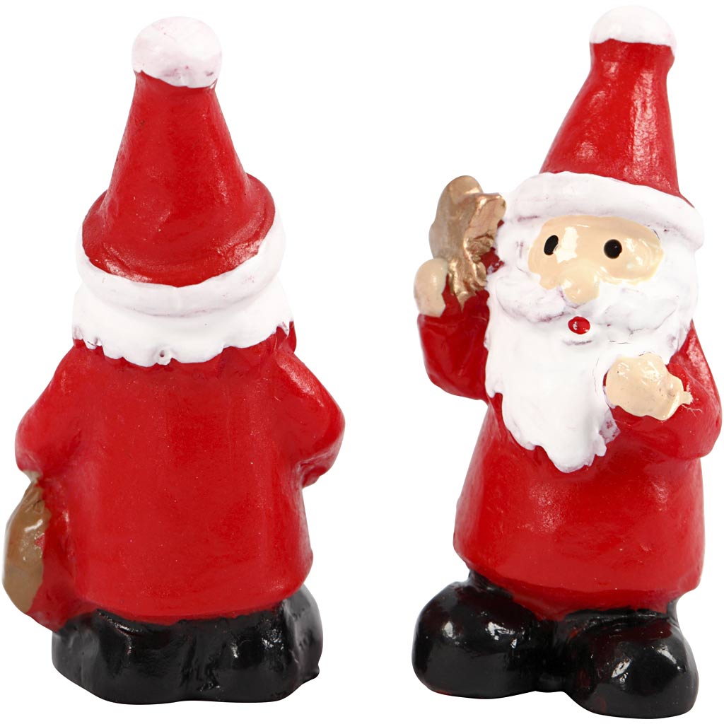 Miniature figurines, H: 35 mm, W: 17 mm, 2 pc/ 1 pack [HOB-69841]